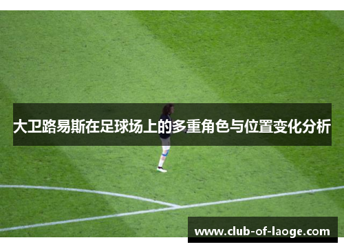 大卫路易斯在足球场上的多重角色与位置变化分析